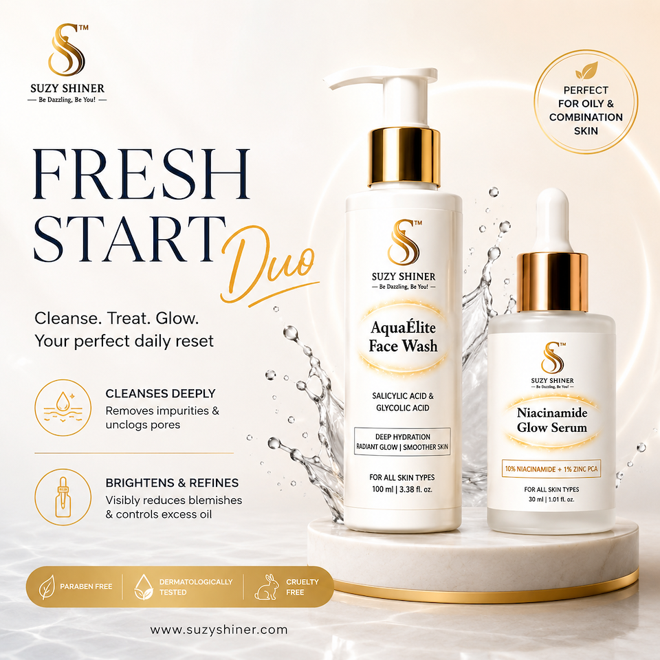 Fresh Start Duo - Aqua Élite Face Wash + Niacinamide Glow Serum
