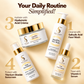 Complete Glow Routine - Aqua Élite Face Wash + Vit-C Éclat Serum + Aqua Élite Daily Crème + Clear Sun Defense SPF 50++