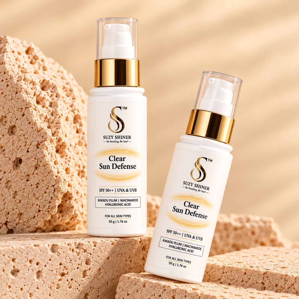 Clear Sun Defense SPF 50++ – Pack of 2 | Sunscreen for Indian Skin