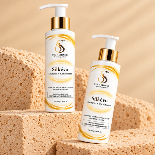 Silkévo Shampoo + Conditioner – 1+1 Pack | Complete Hair Care Combo