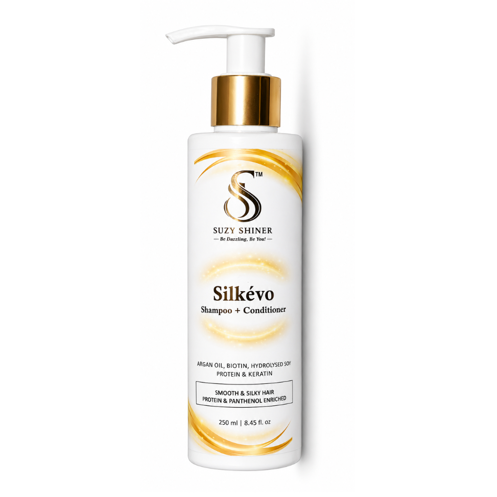 Silkévo 2-in-1 Shampoo & Conditioner with Biotin & Keratin for Healthy Hair