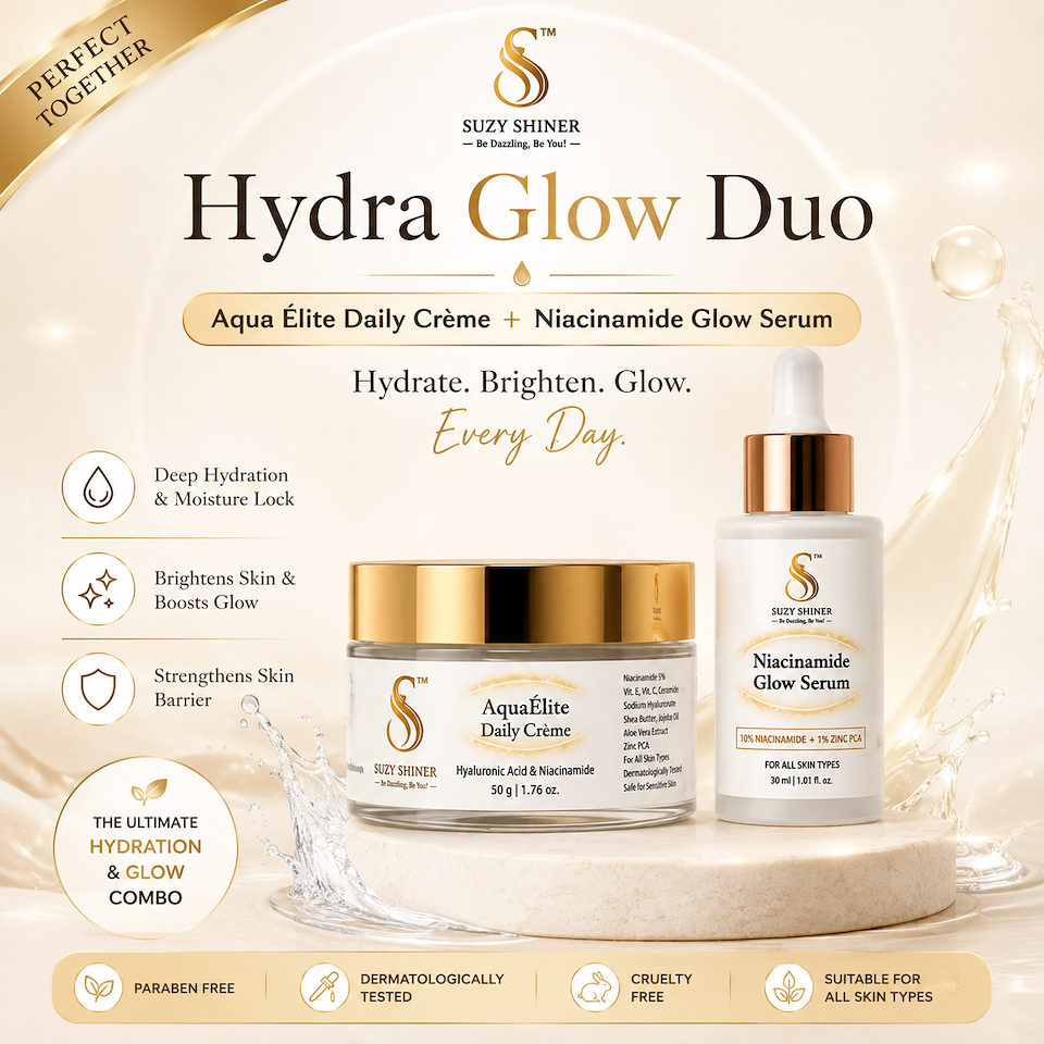 Hydra Glow Duo - Aqua Élite Daily Crème + Niacinamide Glow Serum
