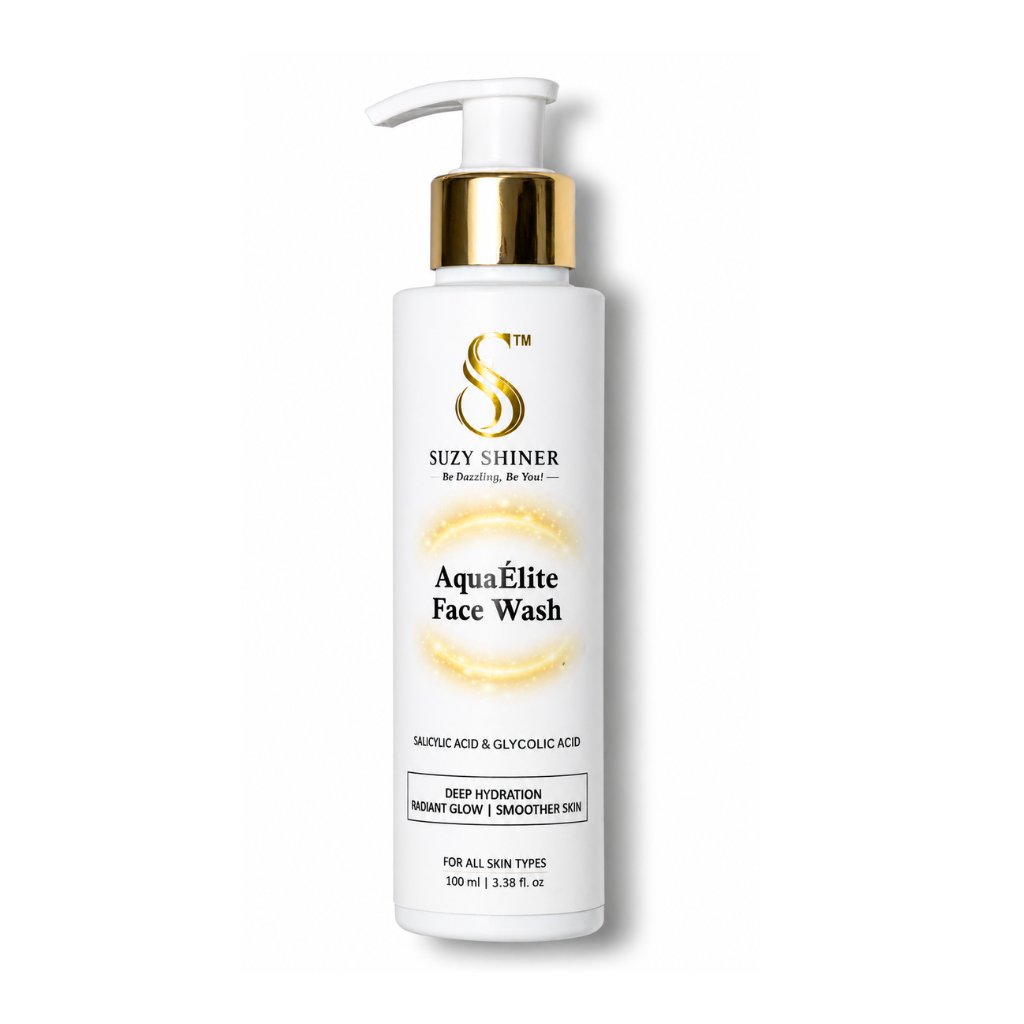Aqua Élite exfoliating Face Wash with Salicylic & Glycolic Acid front bottle