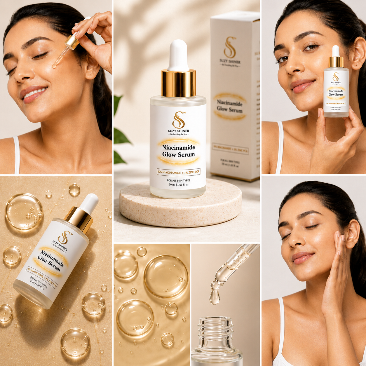 Daly Glow Ritual - Aqua Élite Face Wash + Niacinamide Glow Serum + Clear Sun Defense SPF 50++